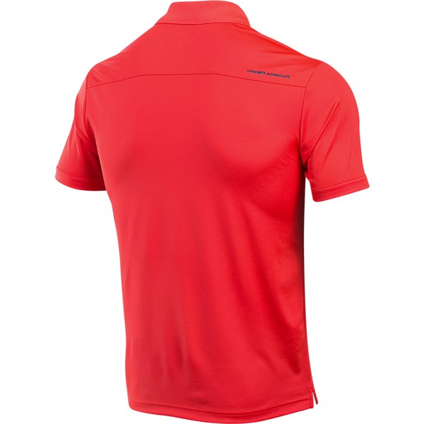 red under armour polo shirt