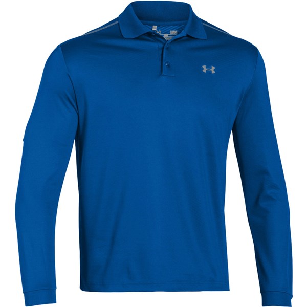 under armour men's coldgear infrared performance long sleeve golf polo