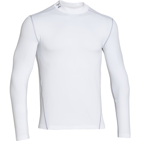 under armour men's evo coldgear fitted mock long sleeve shirt