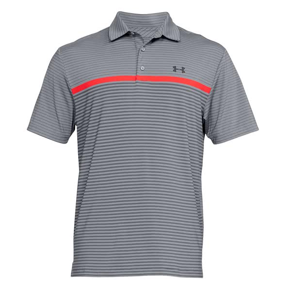 under armour men's playoff super stripe golf polo