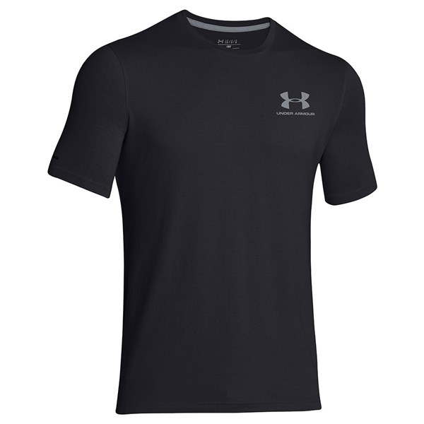 Under Armour Mens Left Chest UA Sportstyle Logo T-Shirt | GolfOnline