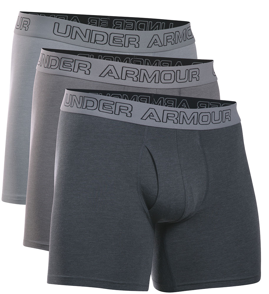 Under Armour Mens Cotton Stretch 6 Inch Boxer Jock | GolfOnline