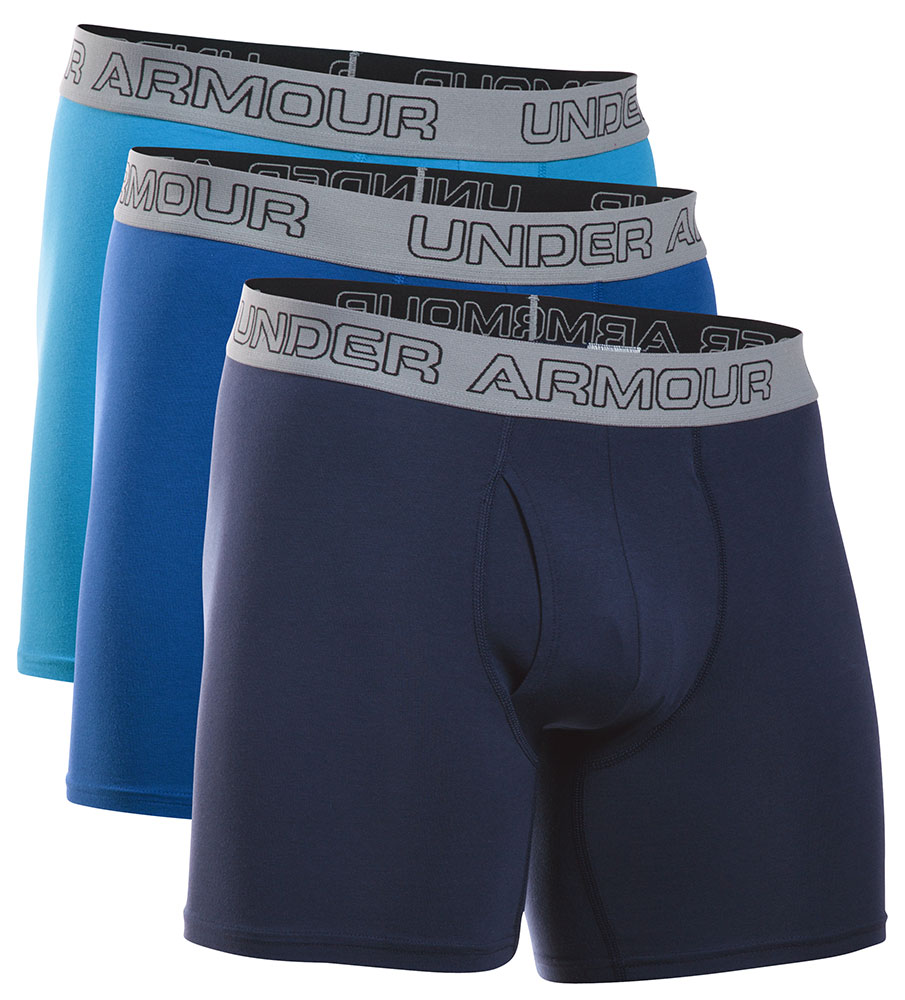 Under Armour Mens Cotton Stretch 6 Inch Boxer Jock | GolfOnline