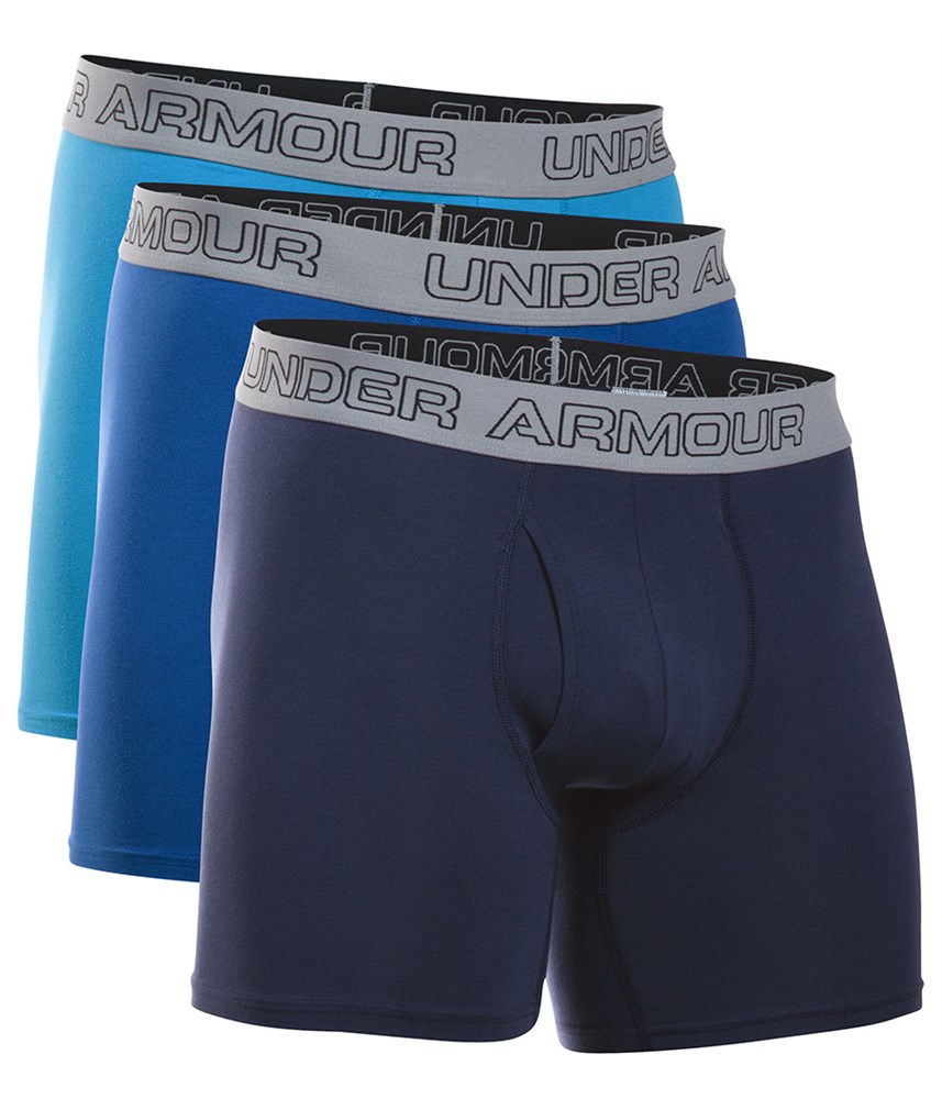 Under Armour Mens Cotton Stretch 6 Inch Boxer Jock | GolfOnline