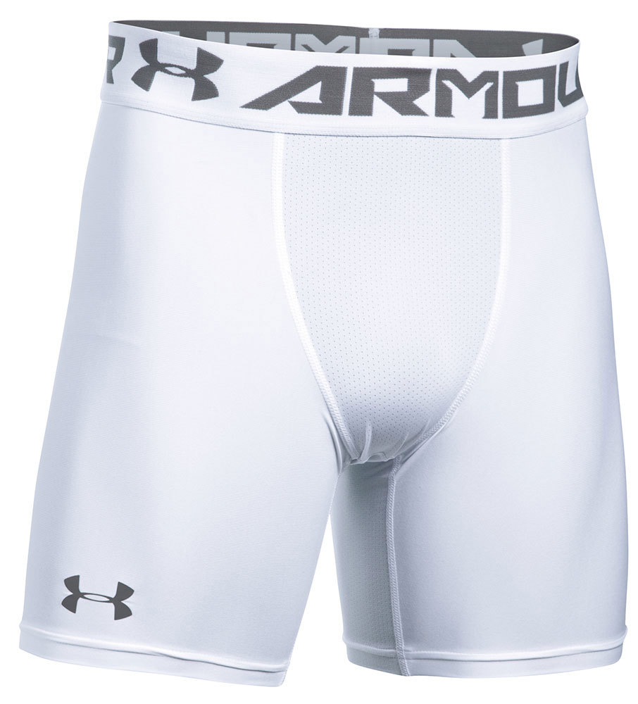 Under Armour Mens HeatGear Armour Mid Compression Shorts