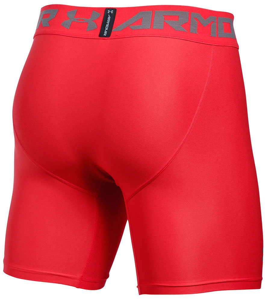 Under Armour Mens HeatGear Armour Mid Compression Shorts