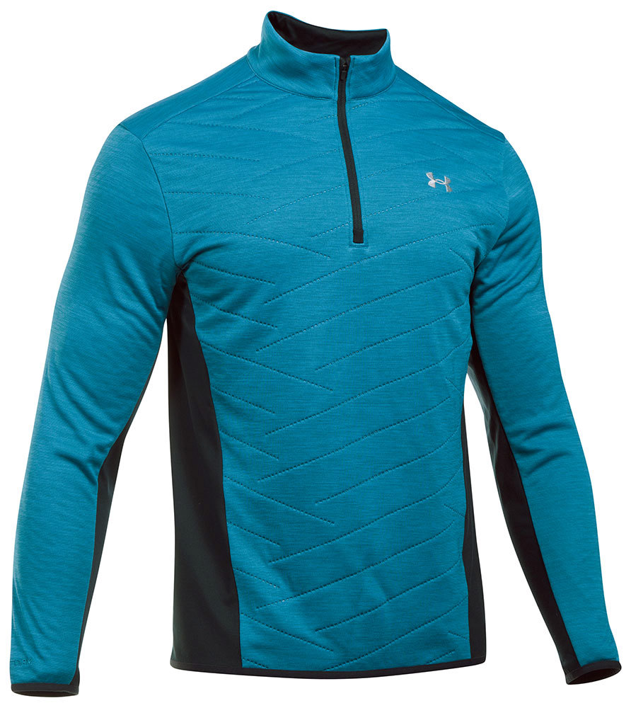 Under Armour Mens Reactor Hybrid Half Zip Golf Pullover