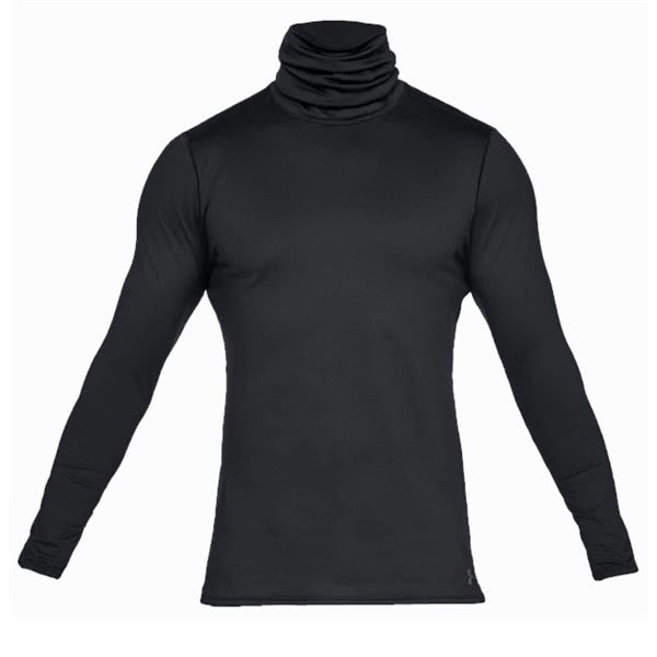 Under Armour Mens Fitted Cold Gear Funnel Neck Baselayer - Golfonline