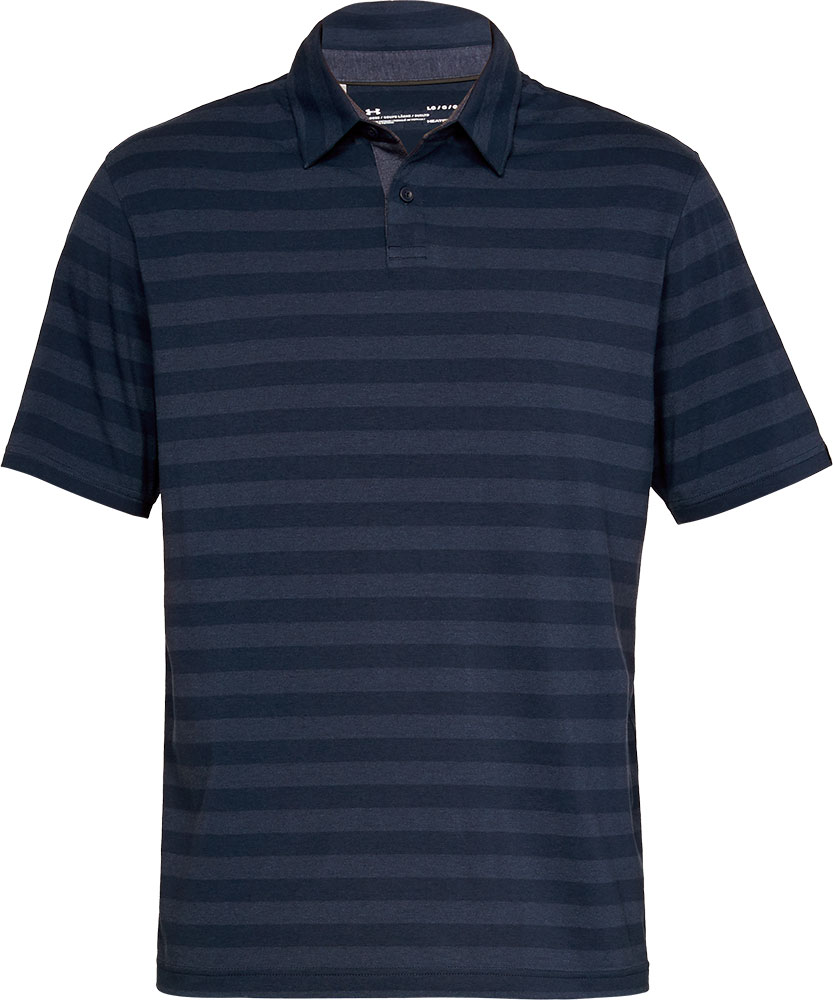 Under Armour Mens Charged Cotton Scramble Stripe Polo Shirt