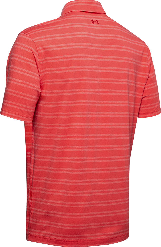 Under Armour Mens Charged Cotton Scramble Stripe Polo Shirt