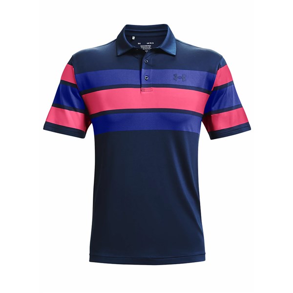 Under Armour Mens Playoff 2.0 Bold Mid Stripe Polo Shirt