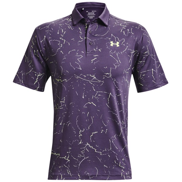 Under Armour Mens Playoff 2.0 Marble Print Polo Shirt