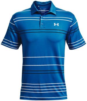 Under armour men's playoff performance striped store golf polo