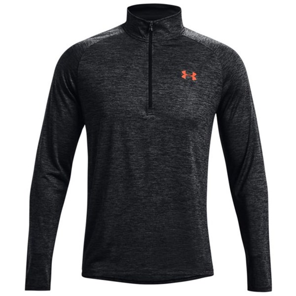Black 001, Youth Large Under Armour Girls' Tech 1/2 Zip 