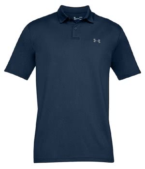 orange under armour golf shirt