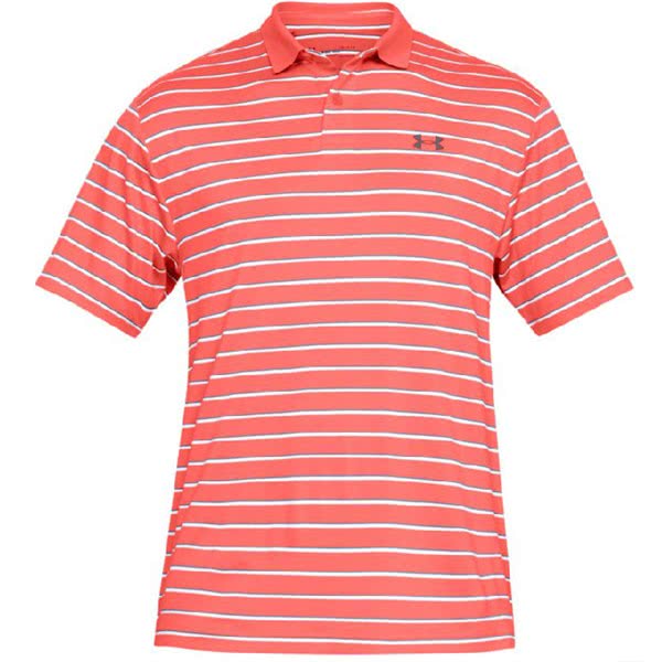 under armour playoff stripe polo