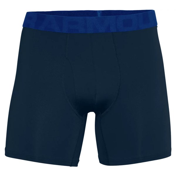 Under Armour Mens Tech Mesh 6 Inch Boxer Jock (2 Pack) - Golfonline