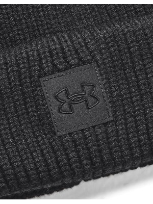 Under Armour Ladies ColdGear Infrared Half Time Ribbed Pom Beanie