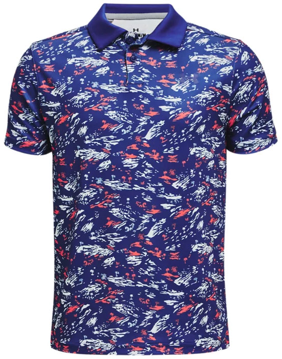 Under Armour Juniors Performance Paradise Printed Polo Shirt