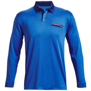 Under Armour Mens Playoff 2.0 Pocket Long Sleeve Polo Shirt
