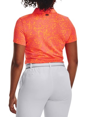 Under Armour Ladies Playoff Printed Short Sleeve Polo Shirt