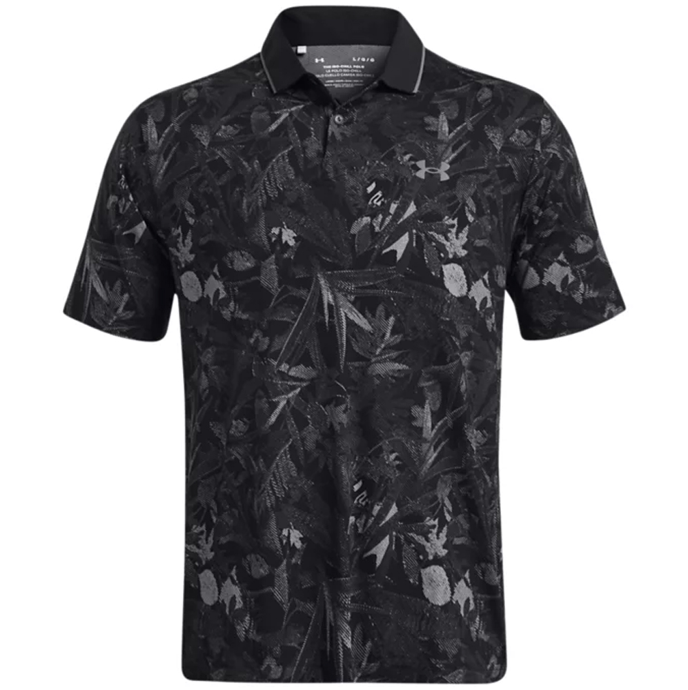 Under Armour Mens Iso-Chill Edge Plant Etching Polo Shirt - Golfonline