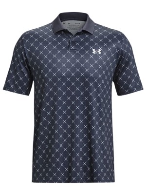 Under Armour Mens Performance 3.0 Printed Polo Shirt