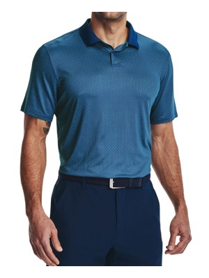 Under Armour Mens Performance 3.0 Printed Polo Shirt