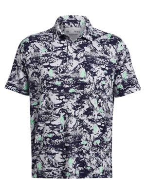Under Armour Mens Playoff 3.0 Pine Camo Printed Polo Shirt