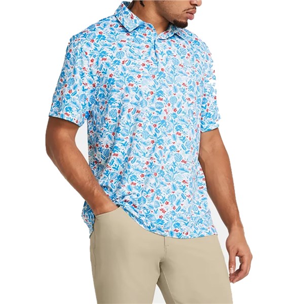 Under Armour Mens Playoff 3.0 Clubhouse Botanic Polo Shirt