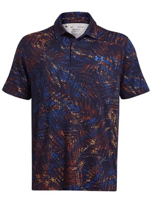 Under Armour Mens Playoff 3.0 Fuse Palm Multi Printed Polo Shirt