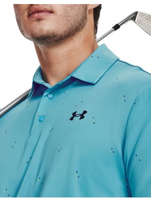 Under Armour Mens Playoff 3.0 Scatterdot Printed Polo Shirt