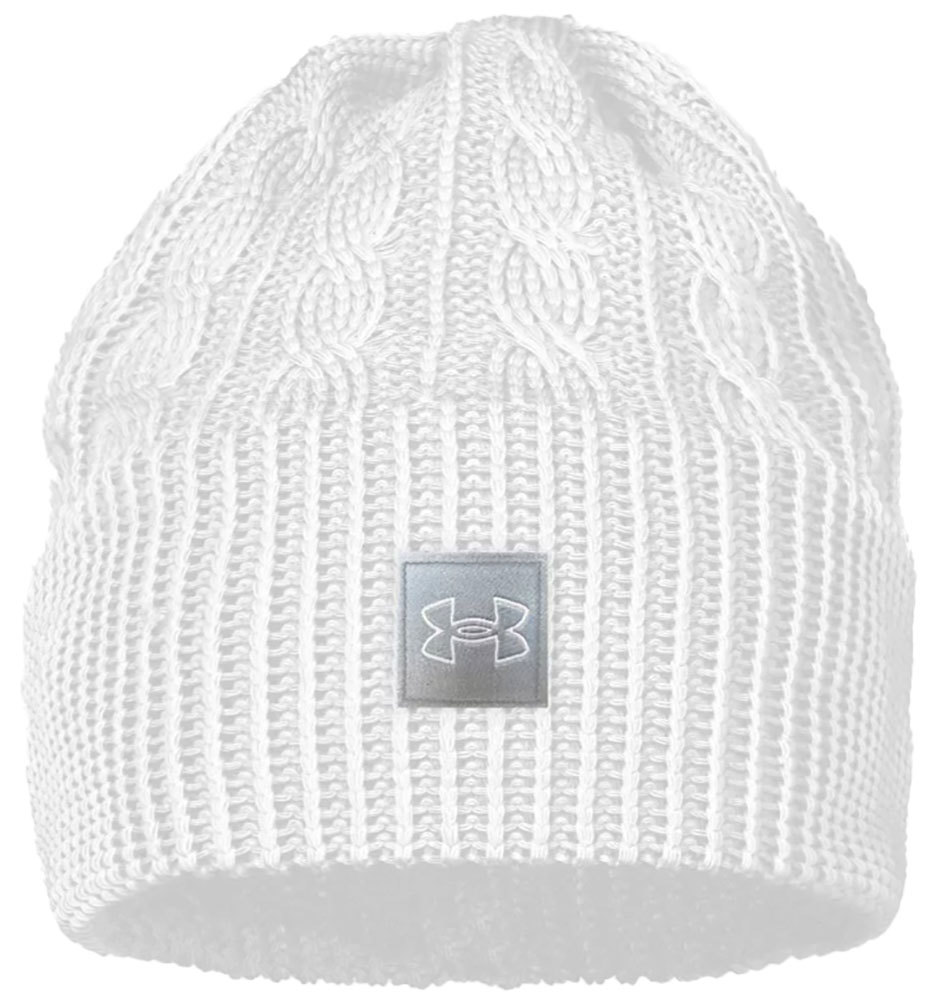 Under armour on sale white beanie