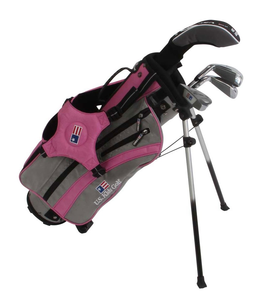 US Kids UL-42 Inch Girls Pink 4-Club Golf Package Set | GolfOnline