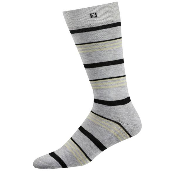 FootJoy Mens ProDry Fashion Striped Crew Socks