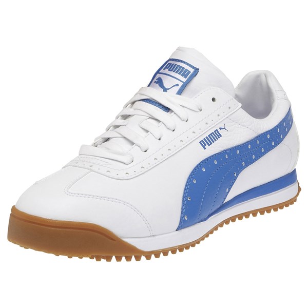 Puma Roma Shoes (White/Blue) 2013 - Golfonline