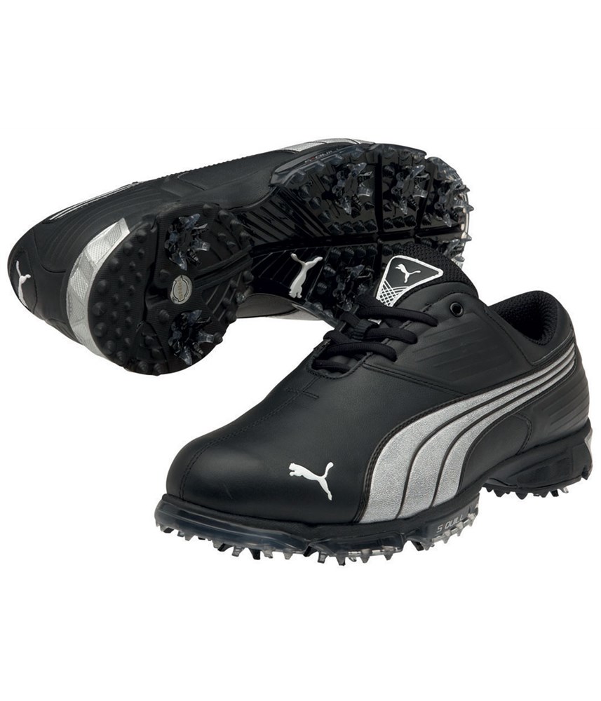 Puma Spark Sport Shoes (Black/White) - Golfonline