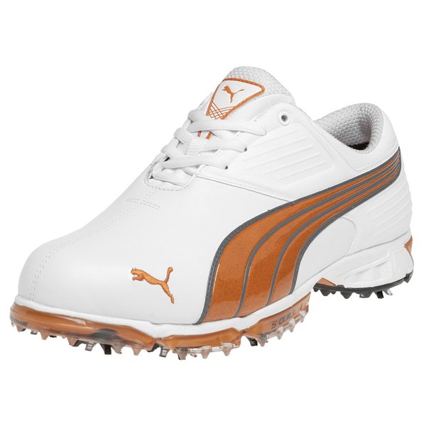 Puma Spark Sport Shoes (White/Orange 