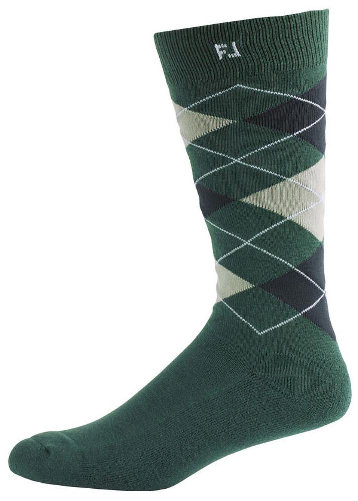 FootJoy Mens ProDry Fashion Argyle Crew Socks