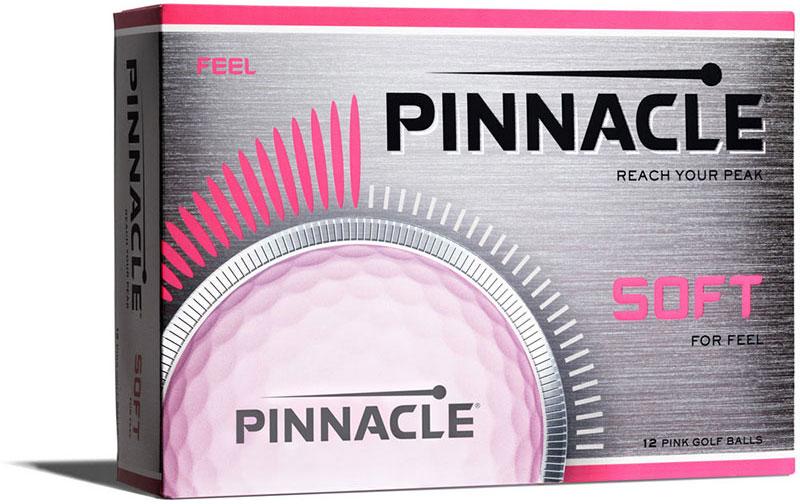Pinnacle Ladies Soft Pink Golf Balls (12 Balls)
