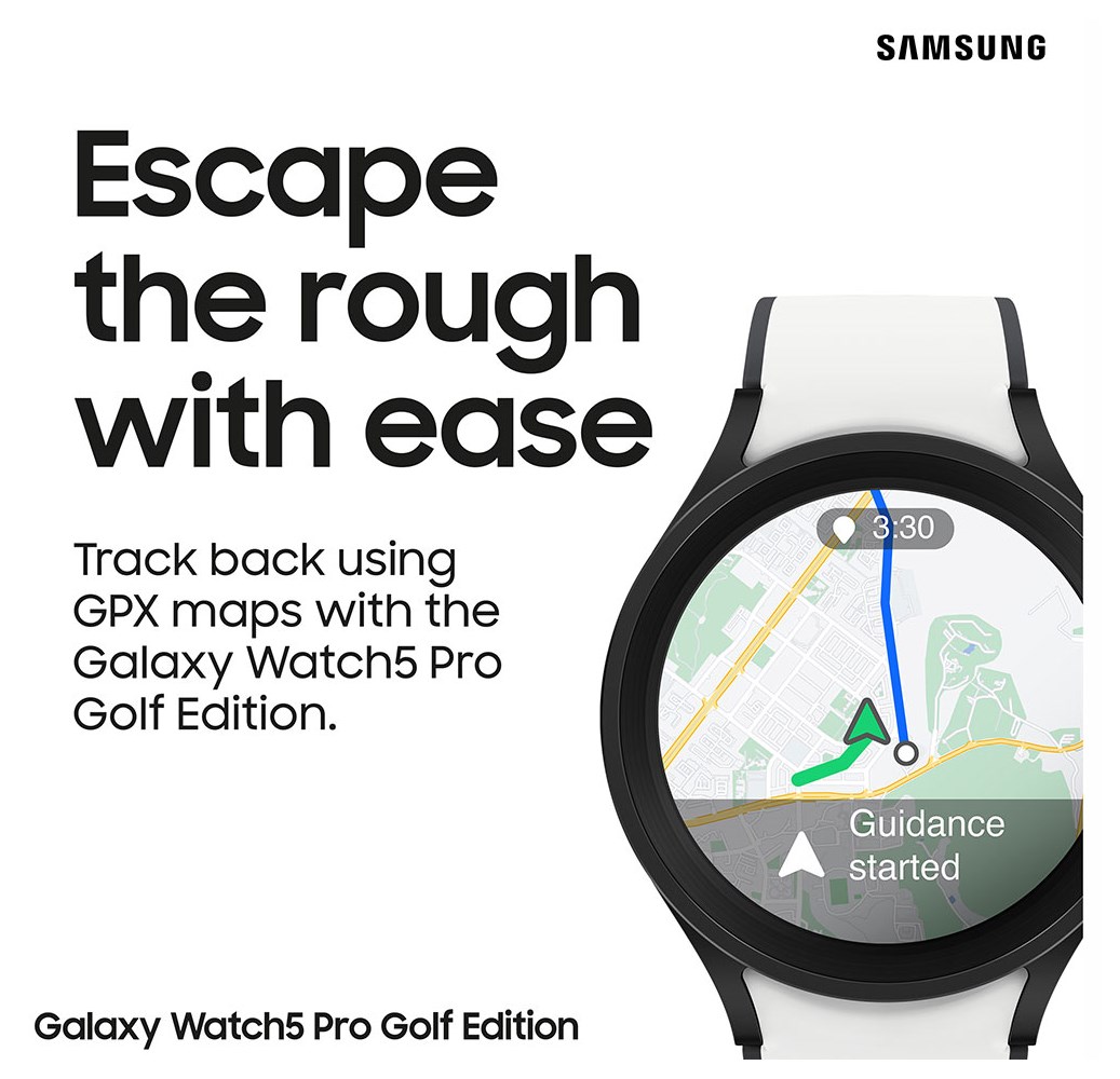 maske Situation skuffet Samsung Galaxy Watch5 Golf Edition GPS Watch - 40mm - Golfonline