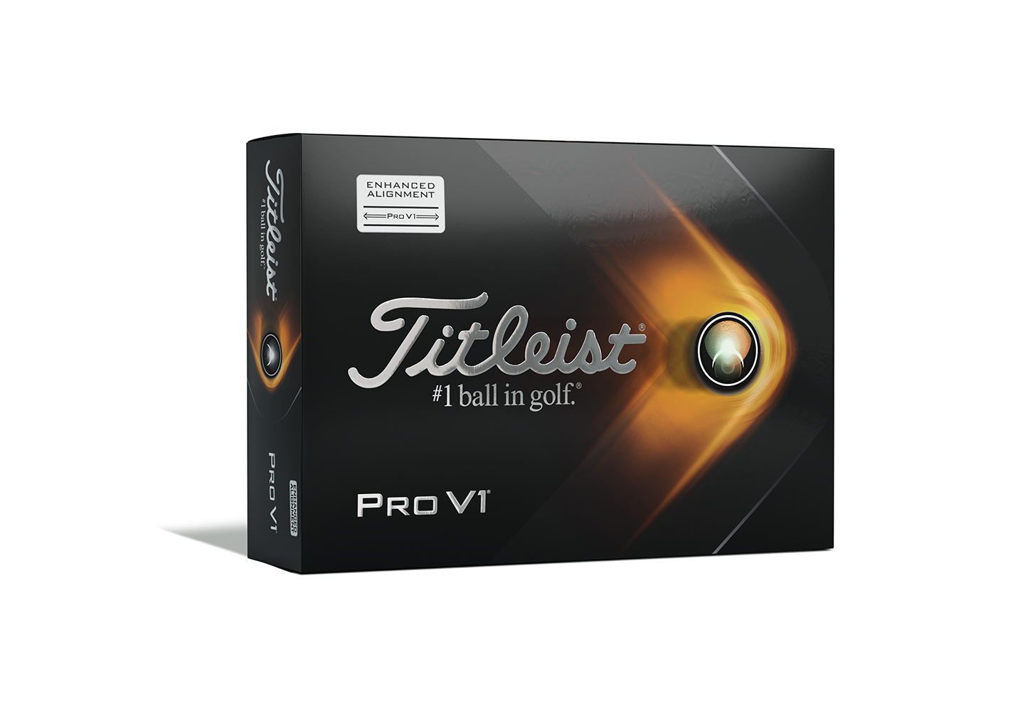 Titleist Pro V1 AIM Golf Balls with Enhanced Alignment (12 Balls)
