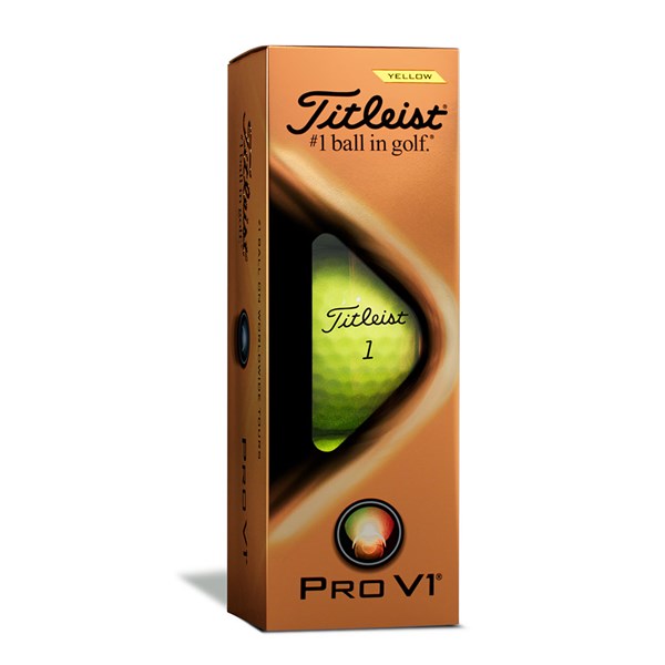 Titleist Pro V1 Yellow Golf Balls (12 Balls) - Golfonline