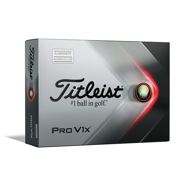 Titleist Pro V1x AIM Golf Balls with Enhanced Alignment (12 Balls)