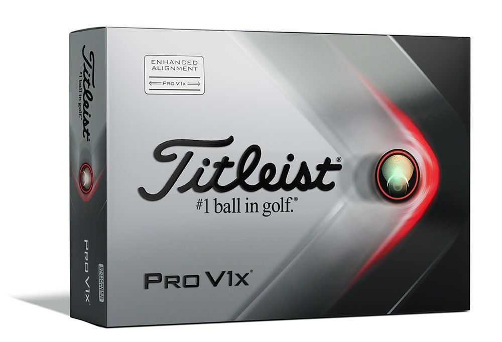 Titleist Pro V1x AIM Golf Balls with Enhanced Alignment (12 Balls)