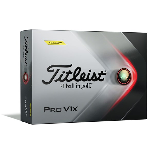 Titleist Pro V1x Yellow Golf Balls (12 Balls) - Prior Gen