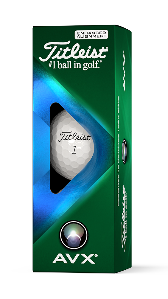 Titleist AVX AIM Golf Balls with Enhanced Alignment (12 Balls)