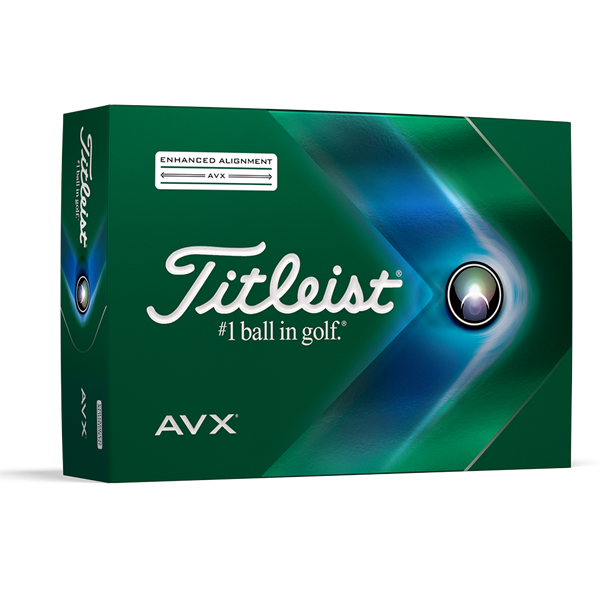 Titleist AVX AIM Golf Balls with Enhanced Alignment (12 Balls)