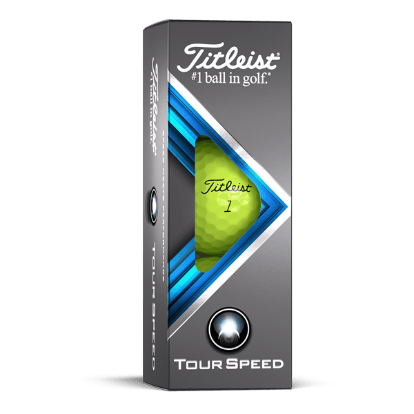 Titleist Tour Speed Yellow Golf Balls (12 Balls)