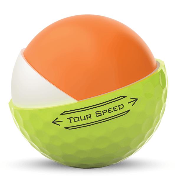 Titleist Tour Speed Yellow Golf Balls (12 Balls)